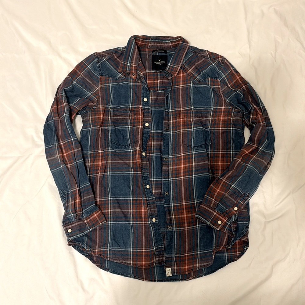 American Eagle Women’s Flannel - Picture 1 of 5